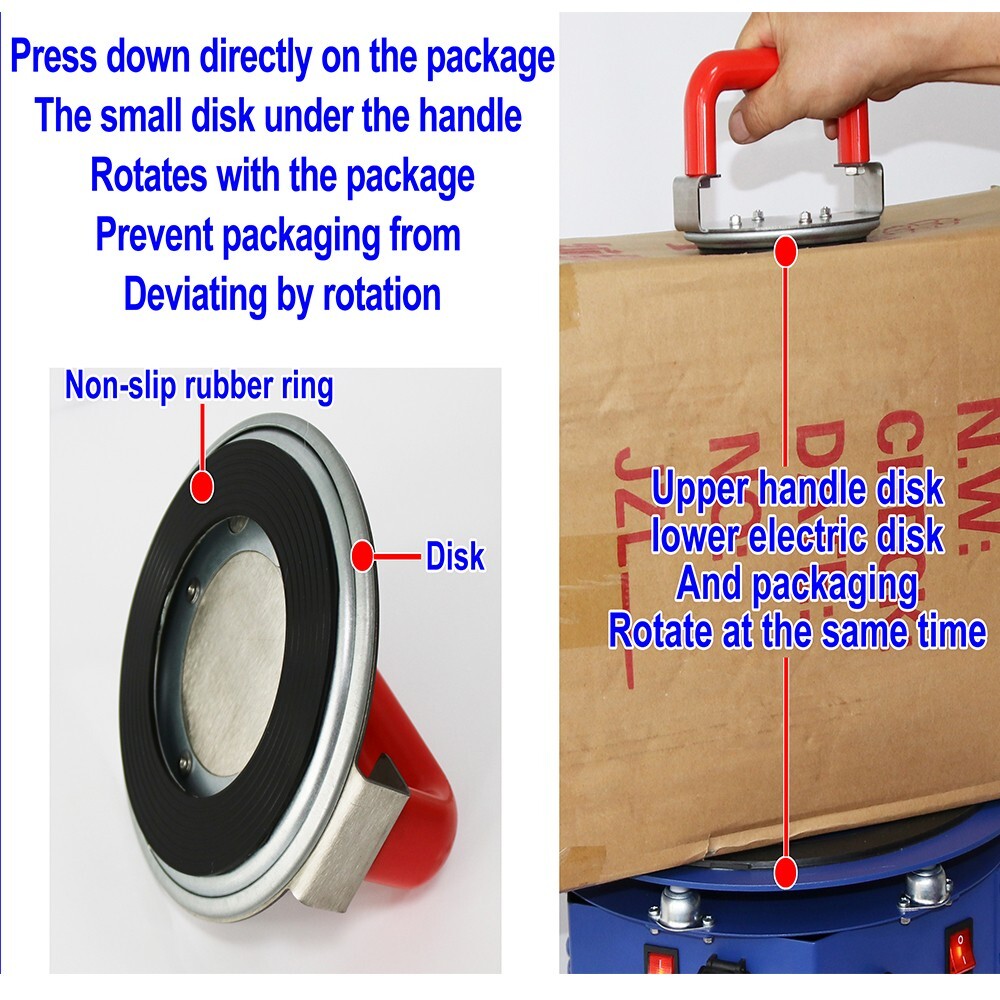 New Press Rotary Disk Package Press Disk Non-slip Rubber Ring Easy Handle