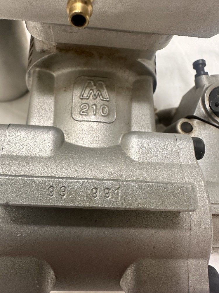 Moki M 210 RC Airplane Engine with exhaust