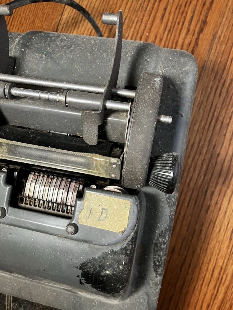 8.5 X 16in Heavy Vintage Adding Machine