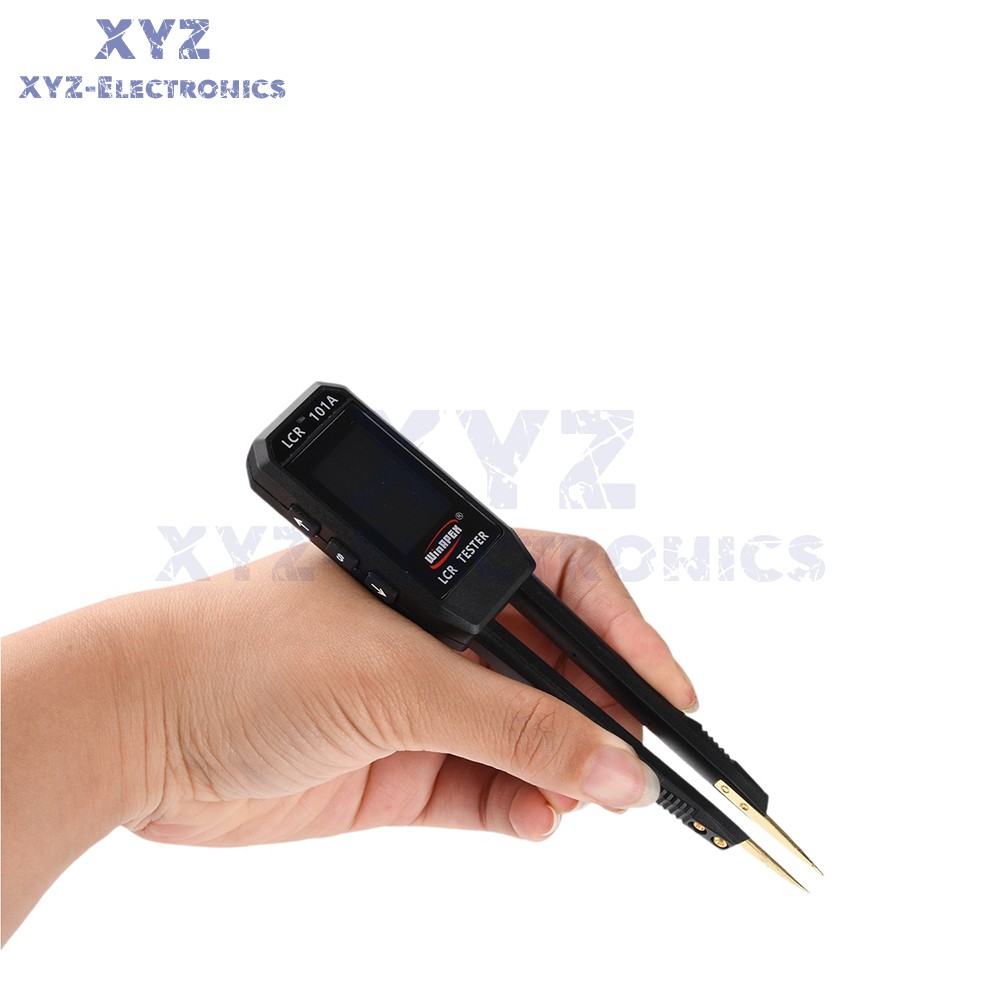 Mini Smart Tweezer LCR Meter SMD ESR Ohm Capacitance Inductance Diode Test TypeC