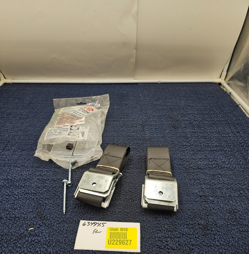 Firefighter FR-80: Soft Belt Style Water Heater Earthquake Strap Up to 80 Gal