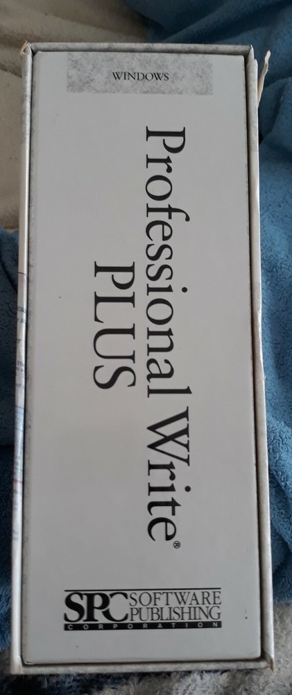 VINTAGE SOFTWARE: SPC Windows Professional Write Plus Word Processor. 3.5 DD Dis