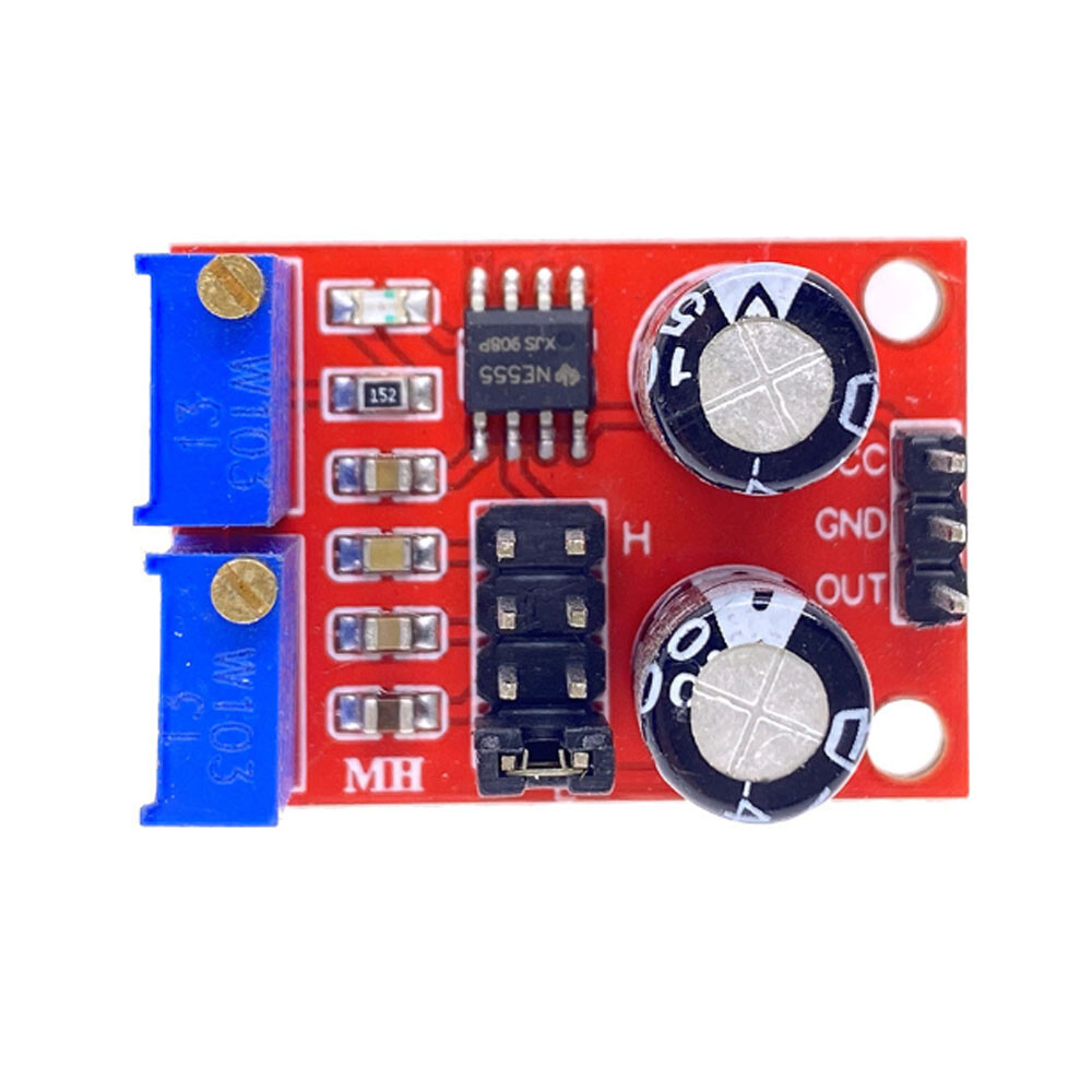 4PACK NE555 Duty Cycle Pulse Frequency Adjustable Square Wave Generator Module