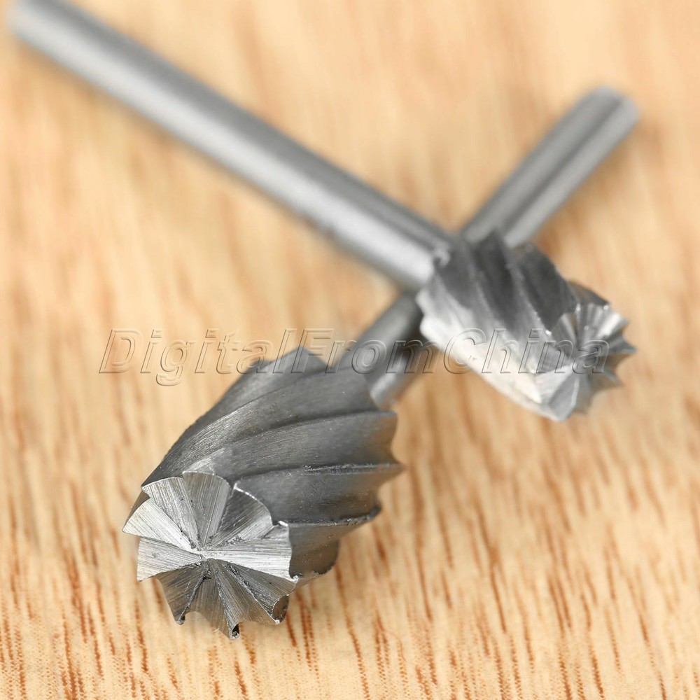 10Pc HSS Engraving Cutting Chamfering Grooving Polishing Routing Drill Bits File