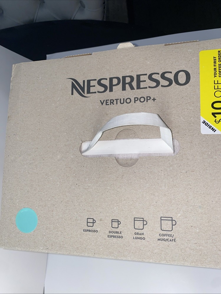 Nespresso Vertuo Pop+ Coffee Maker and Espresso Machine - Mint