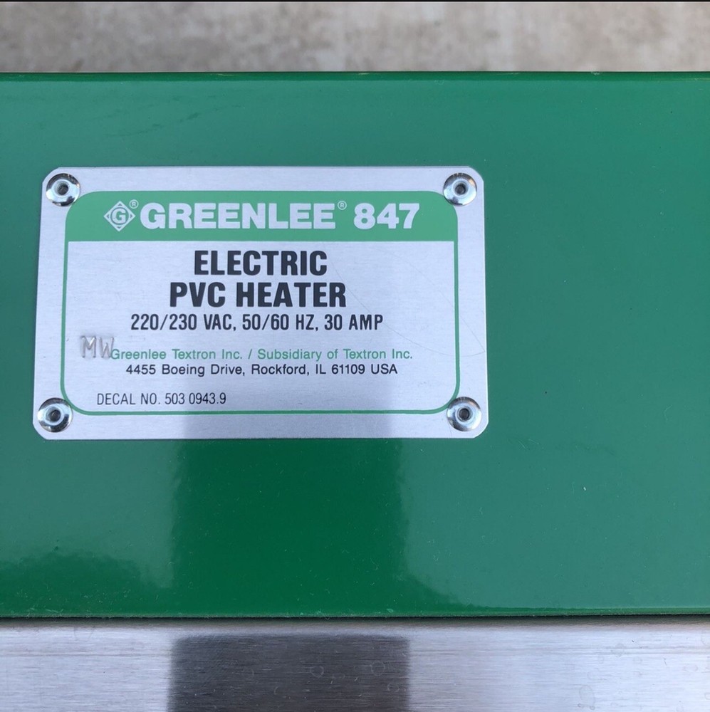 Greenlee 847 PVC heater box