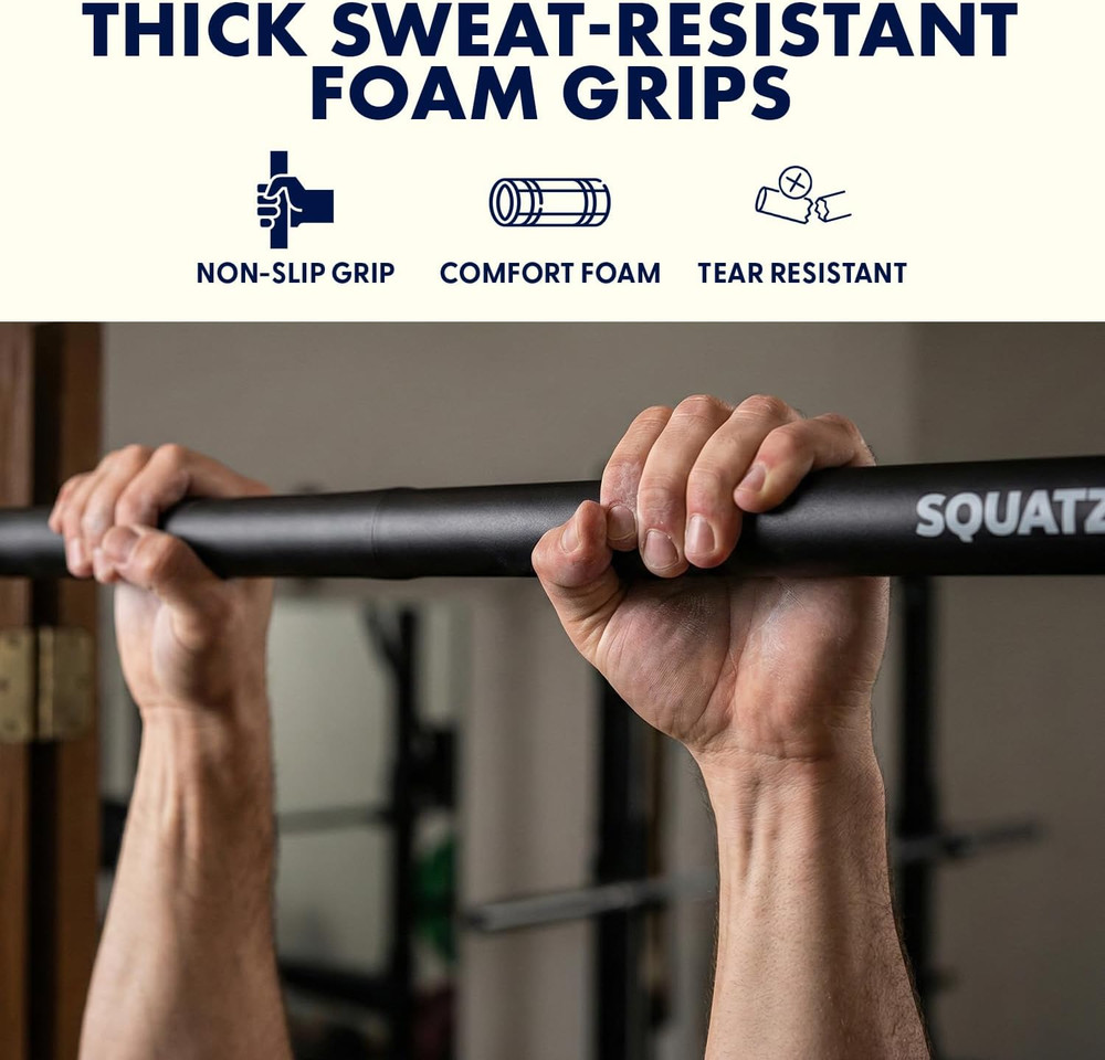 Doorway Pull up Bar, Adjustable Door Frame Pull up Bar with Level Meter, Locking