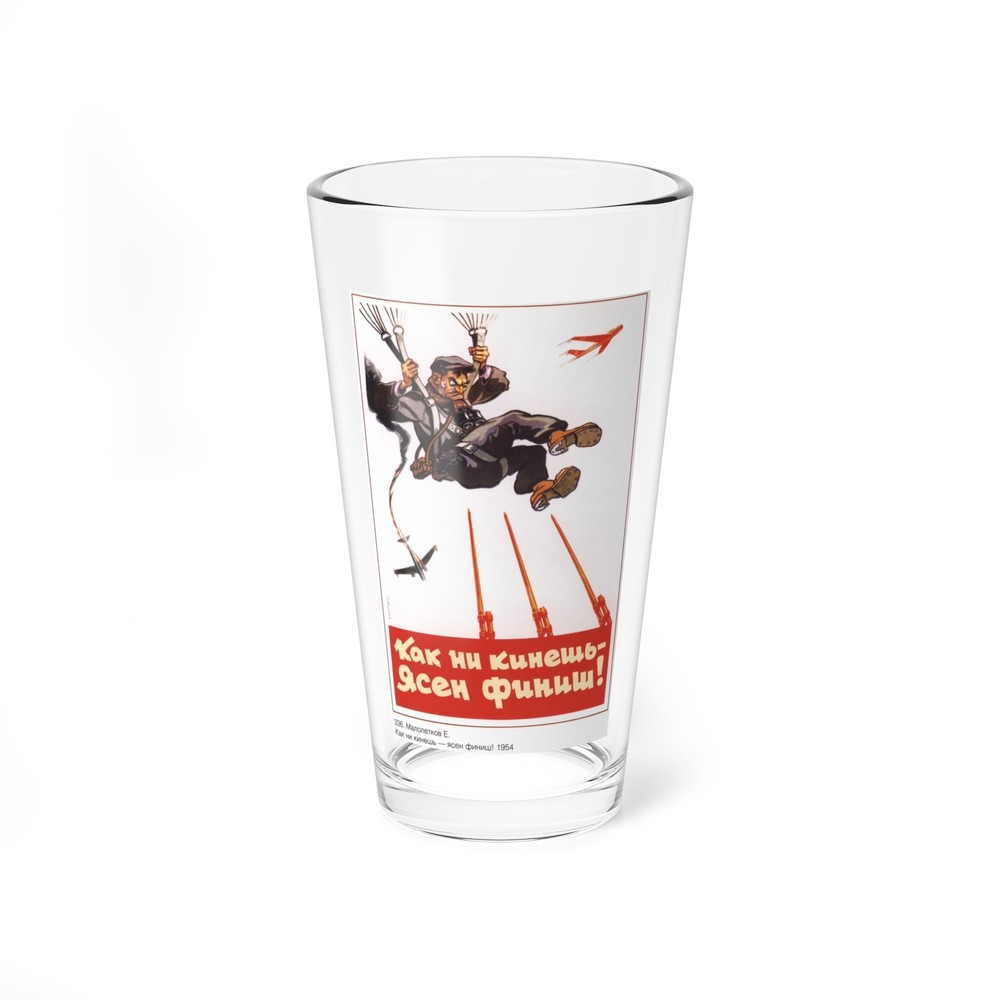 Soviet Era Poster 93 - Pint Glass 16oz
