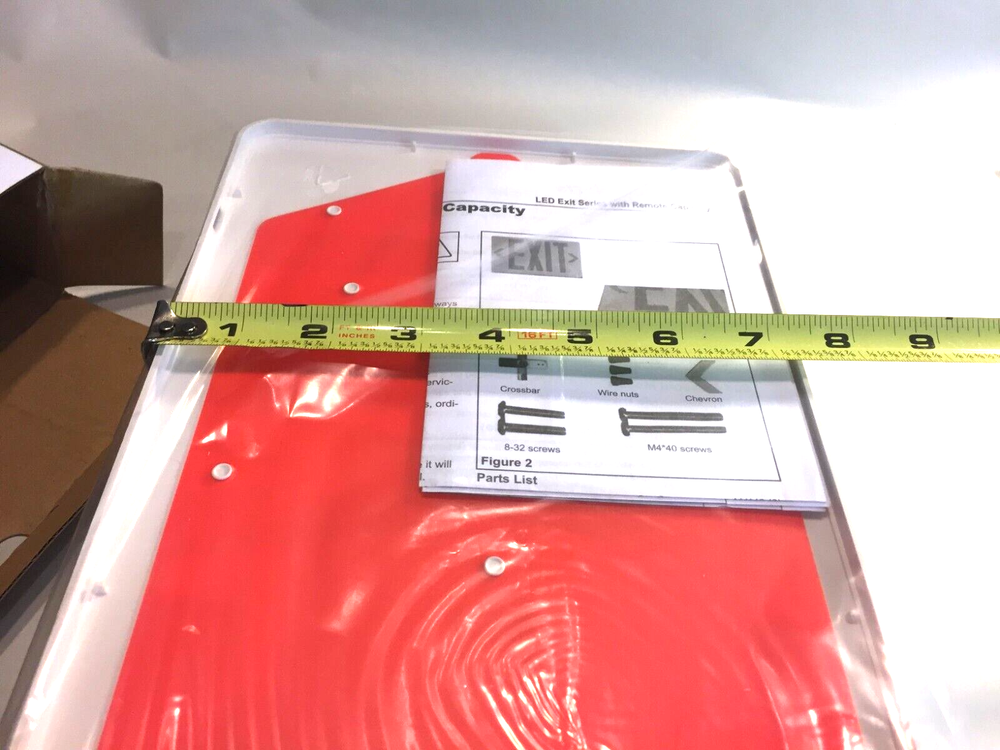 Thomas & Betts - LED Lighted Emergency Exit Sign - 120/277 VAC