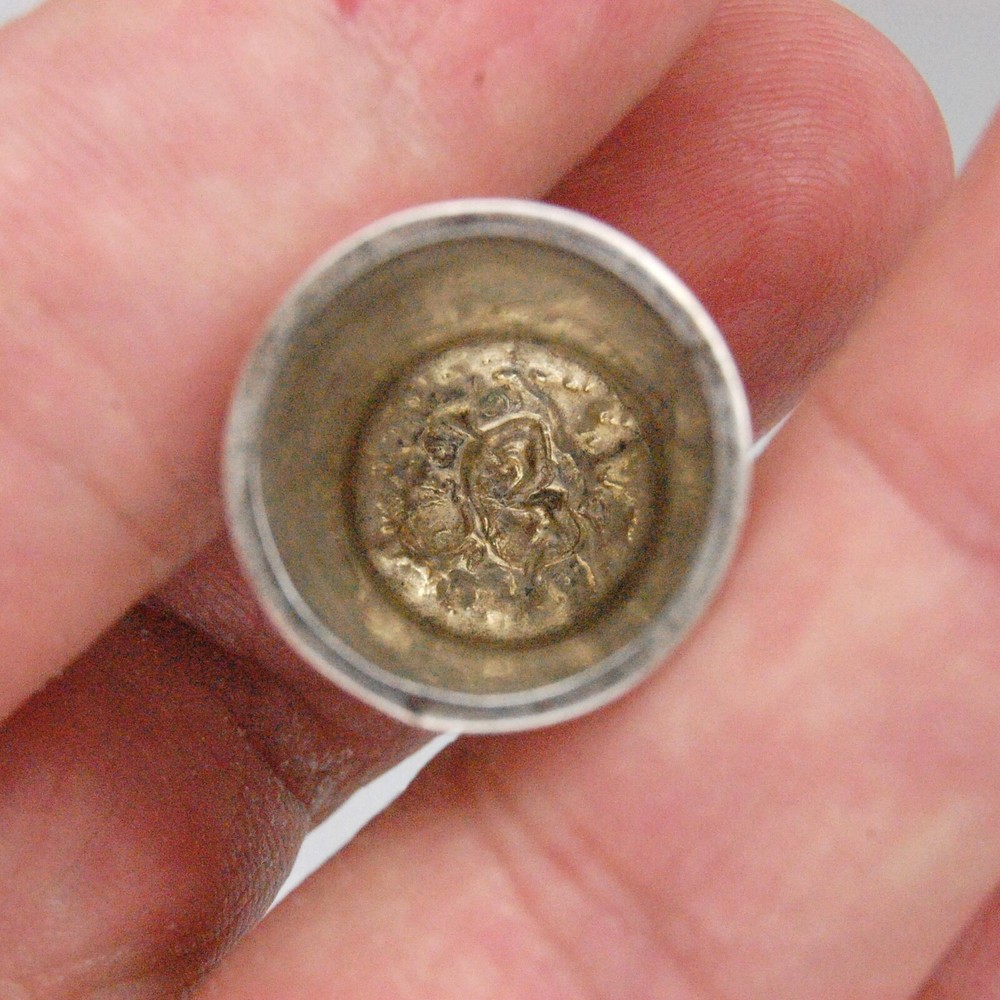 VINTAGE STERLING SILVER THAI MYTHICAL ASIAN CREATURES THIMBLE