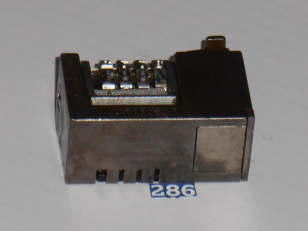 WMA | letterpress numbering machine | 286