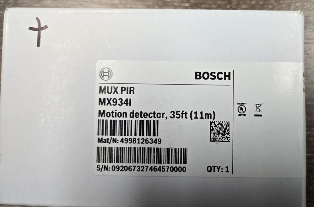 Bosch MUX PIR MX934I Motion Detector