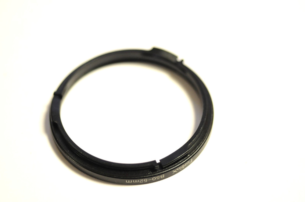 Fotodiox B50/Bay 50 to 52mm adapter ring.