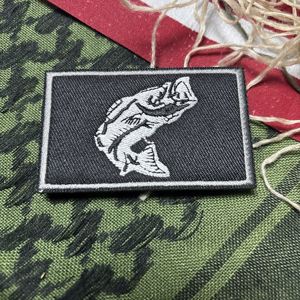 Walleye… Morale Patch ~3x2” Hook & loop Tactical Gear Patch