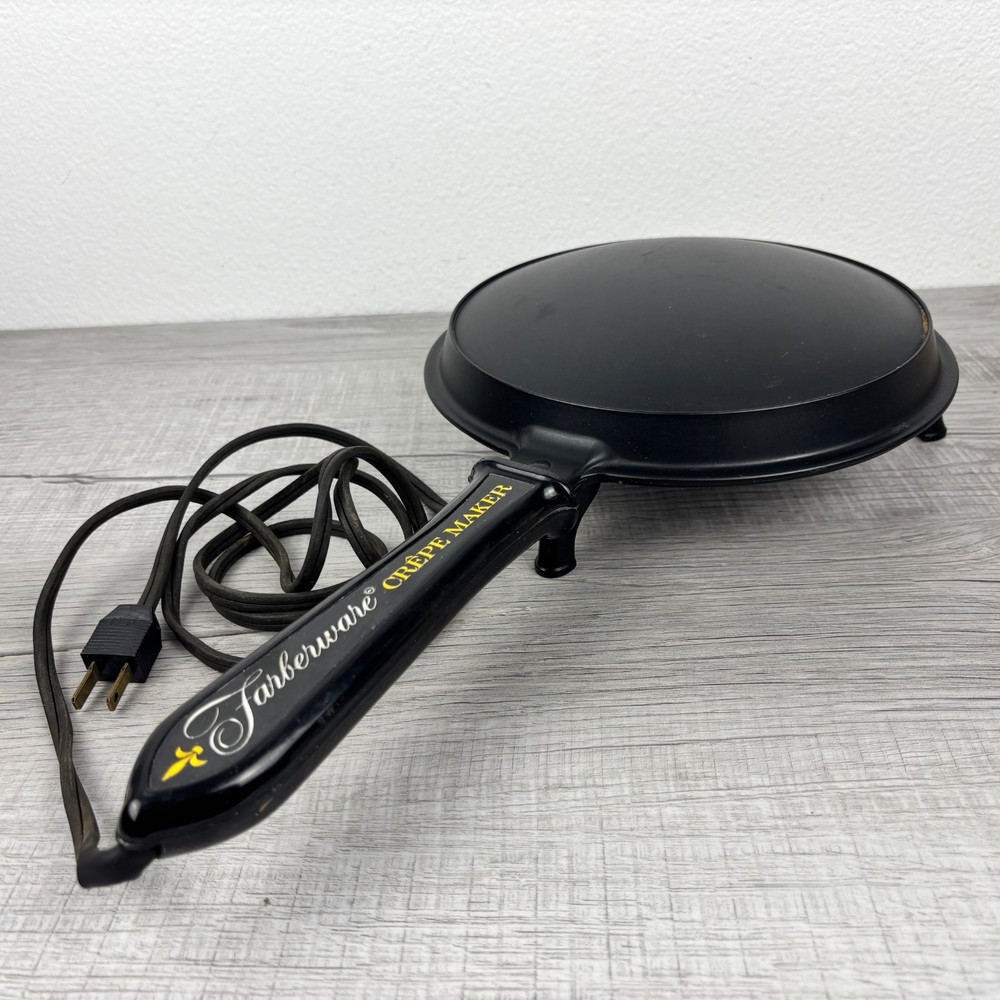 Vintage Farberware Automatic Electric Crepe Maker "BATTERS UP" No 263 No Box