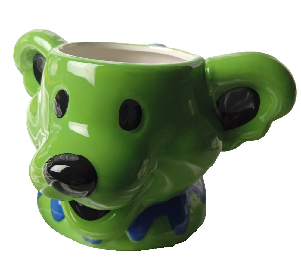 Grateful Dead Dancing Bear 18 oz Molded Mug Green