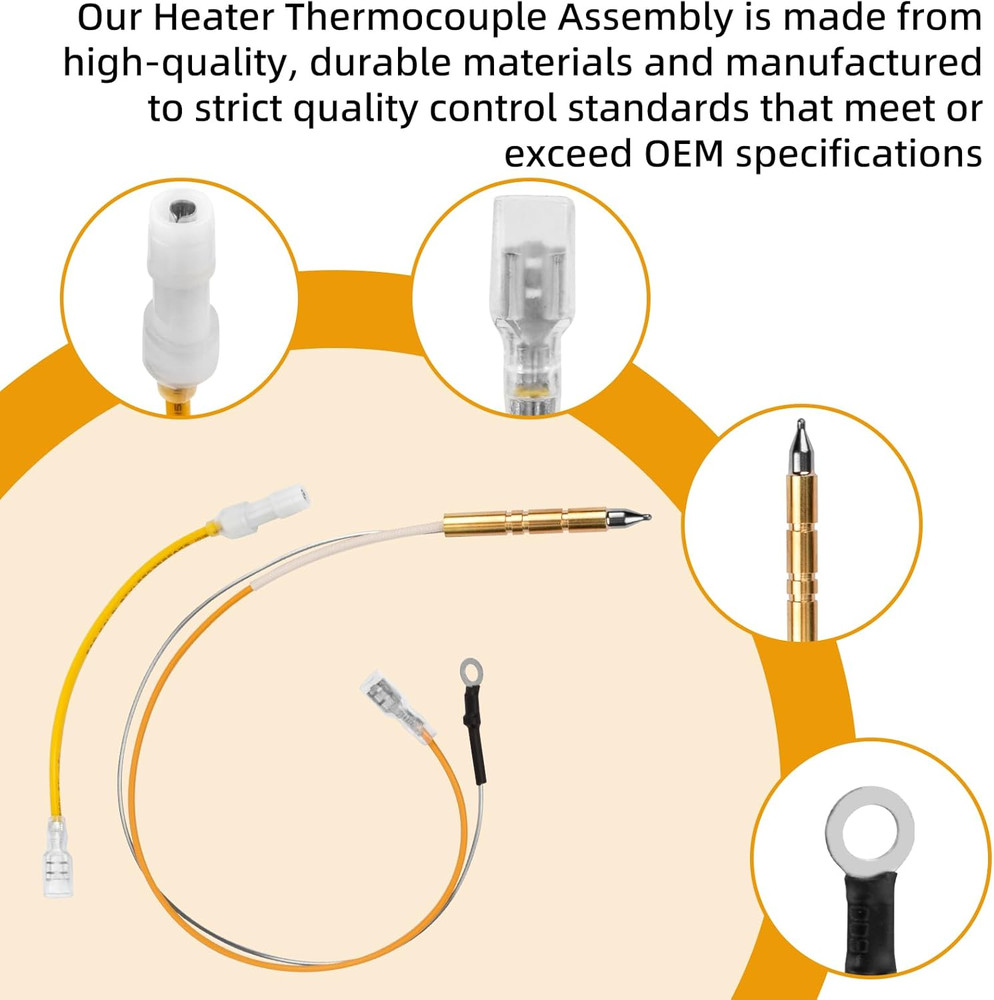 F237349 Heater Thermocouple Assembly Compatible with Mr. Heater Tank Top Propan
