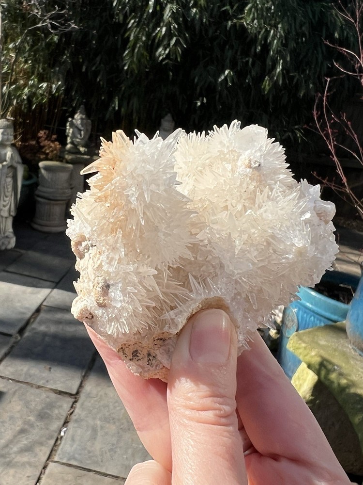 Calcite Spiky Cluster Patterns 244g 1