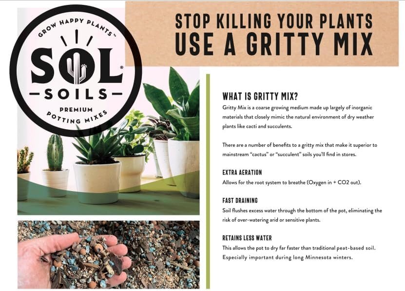 Succulent Gritty Succulent Gritty Mix - 2 Quarts