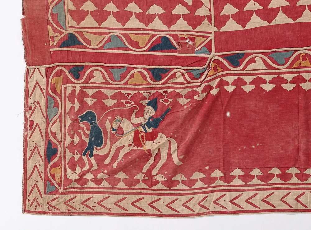 Cotton Applique Textile, India, Early 20th C