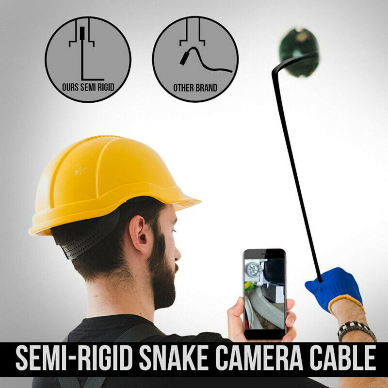 2M USB Snake Endoscope Borescope HD Inspection Camera Scope for Android 7mm