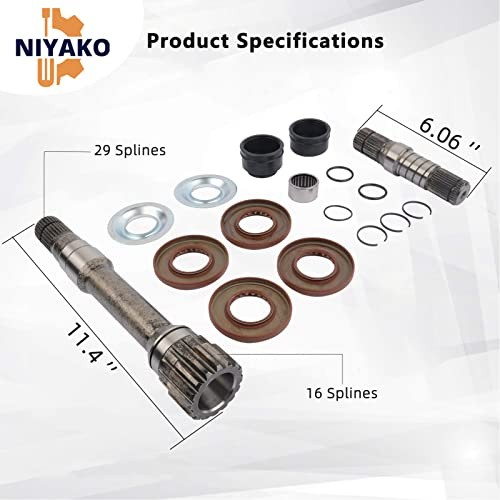 Front Right Intermediate Shaft Inner Shaft Kit Replacement# 68257420AF