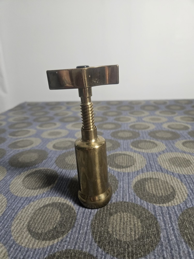 Vintage Italian Solid Brass Corkscrew