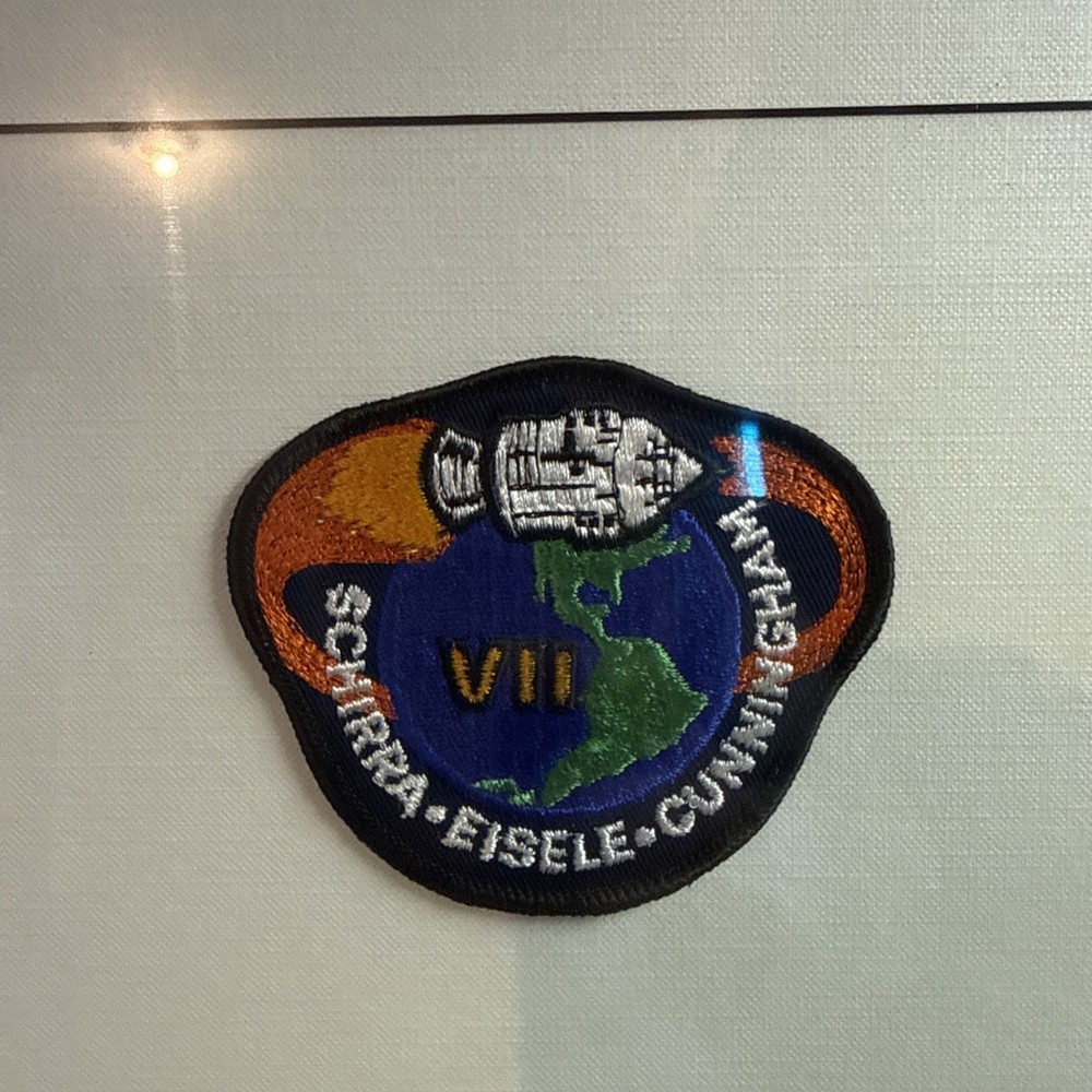 Framed 30”/20” Apollo mission patches quantity 12