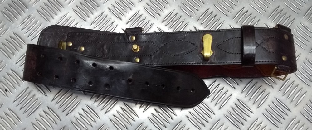 British Sam Browne Belt No Buckle / Shoulder Strap Size 3