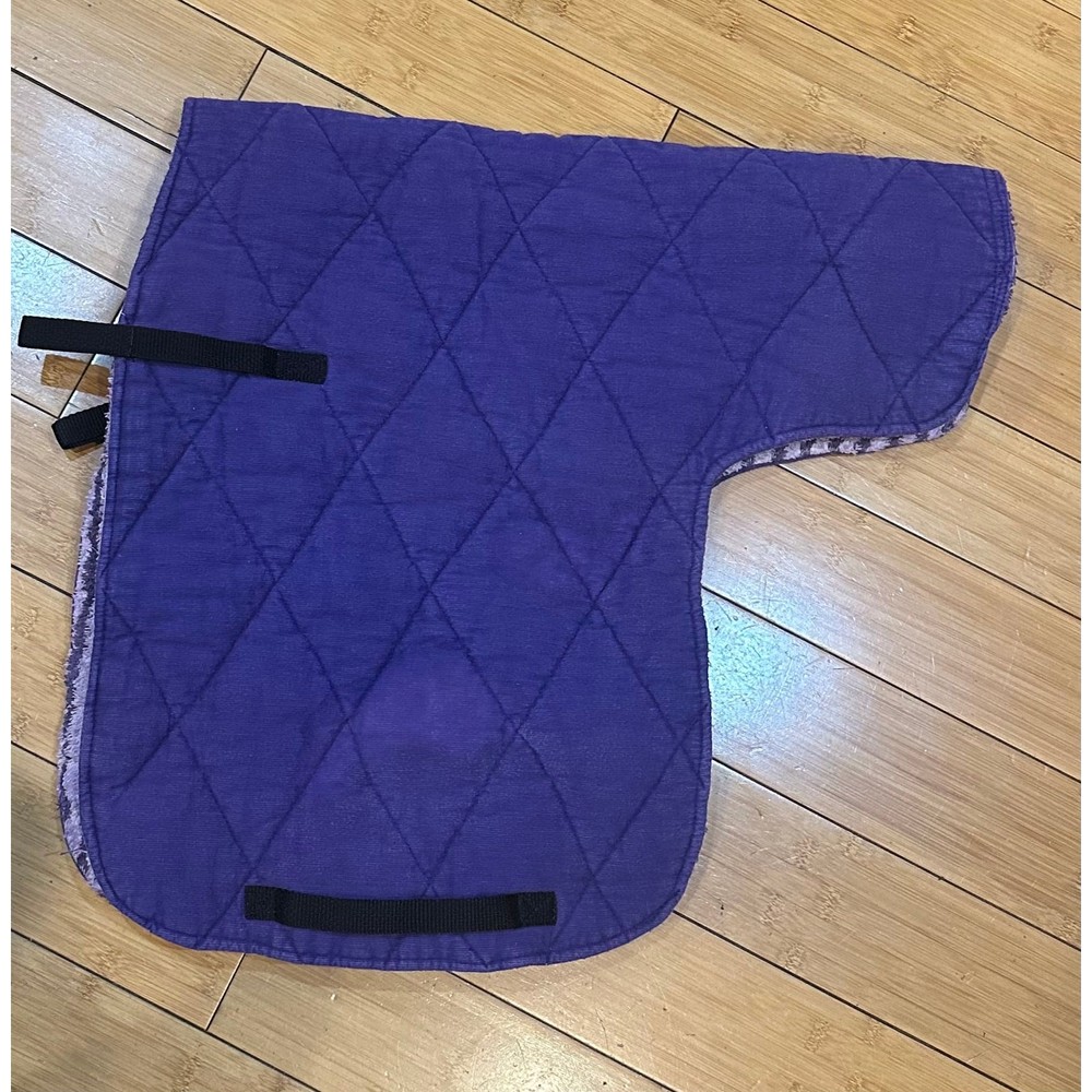 Solid Purple English Saddle Pad