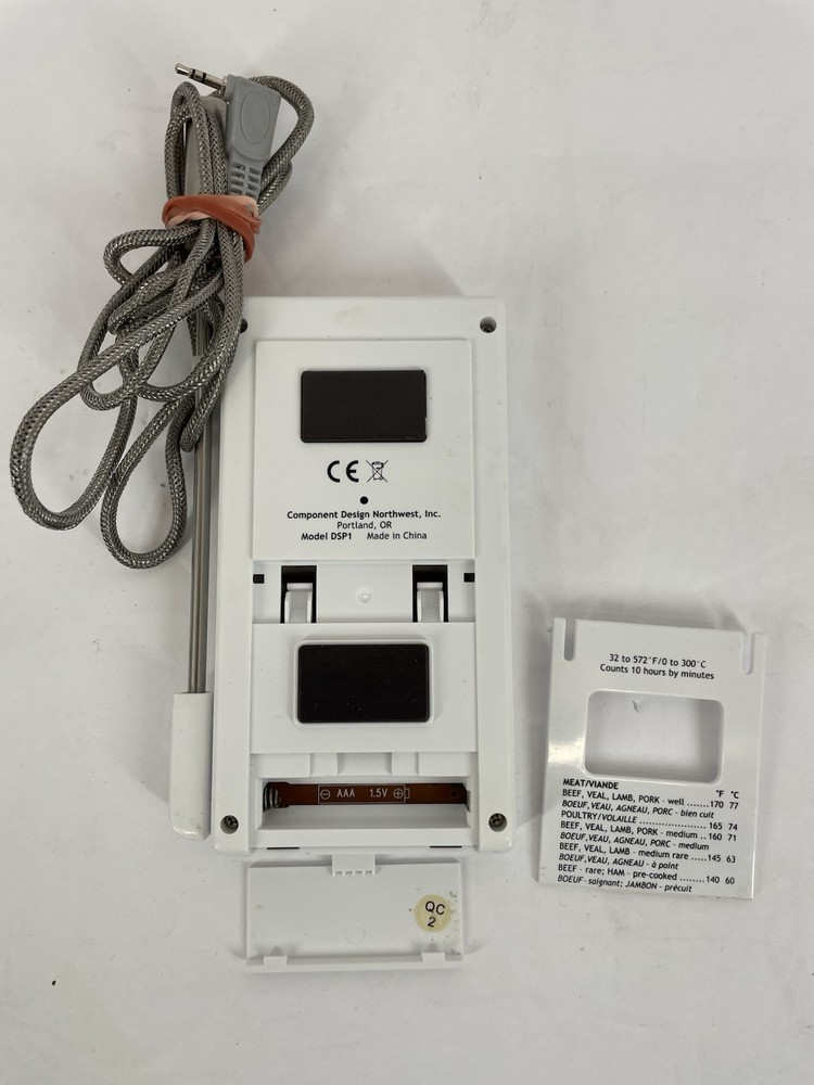 CDN DSP1-S Programmable High Heat Dual-Sensing Probe Thermometer/Timer