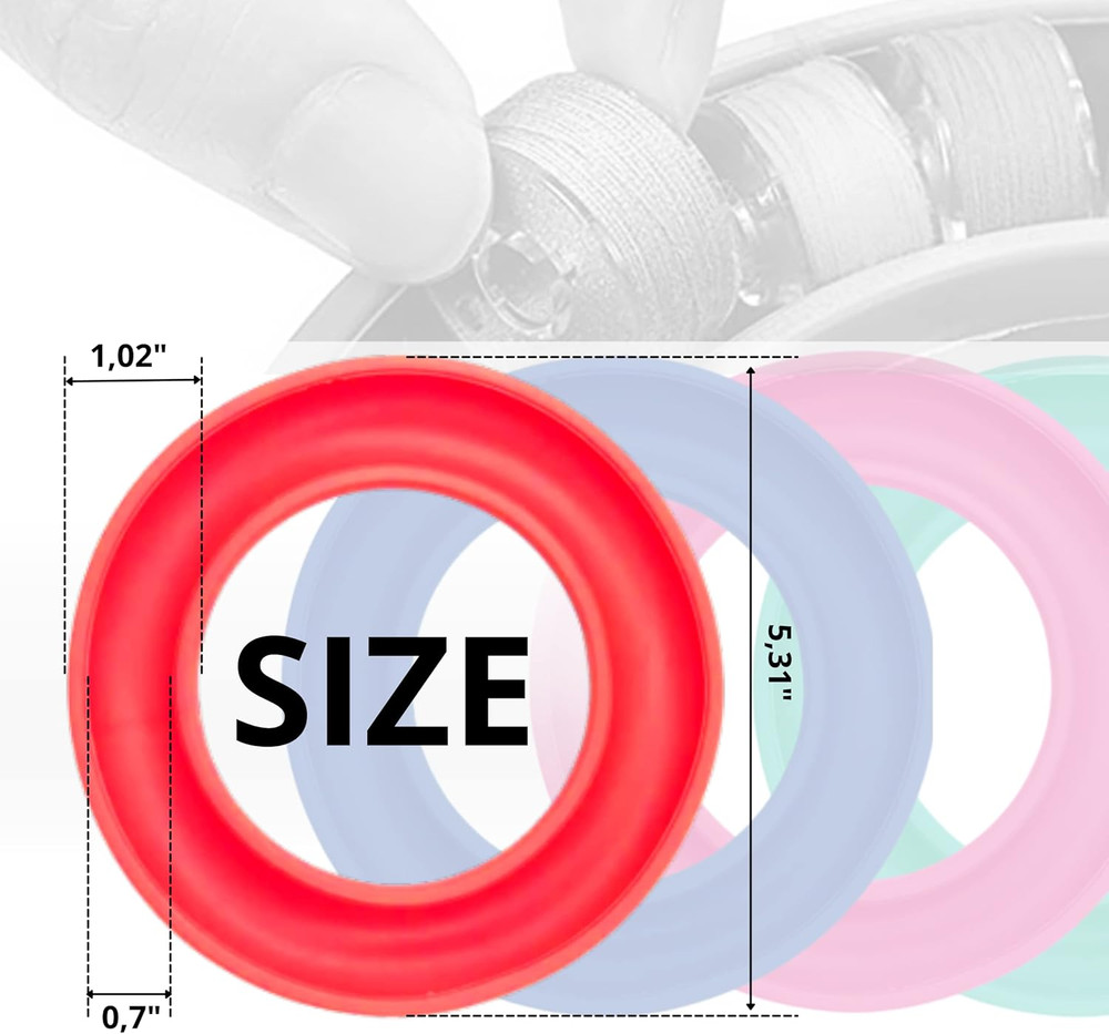 4PCS Bobbin Holder Set – Organizer for Sewing Thread Machine Bobbins Case wit...