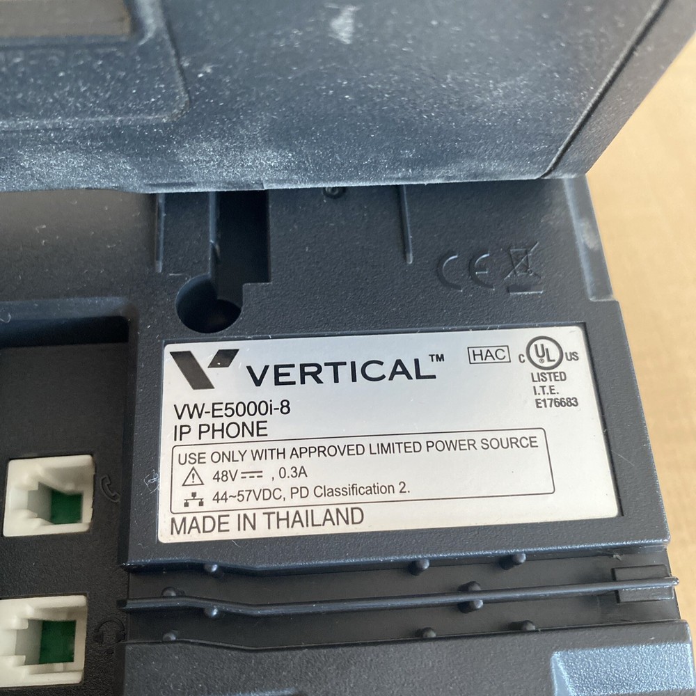 Vertical VOiP Phone Model VW-E5000i-8 Great Condition