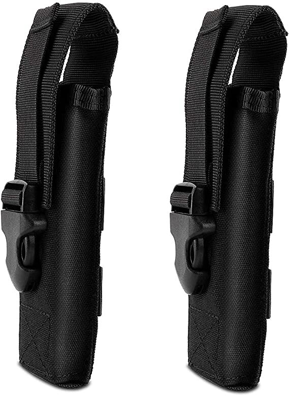 Tactical Flashlight Pouch Torch Holster LED Holder Multi-Function Portable Pouch