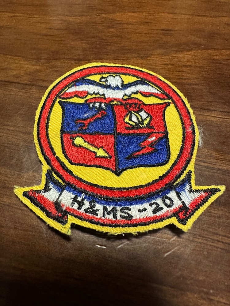 Vintage USMC H&MS-20 Patch
