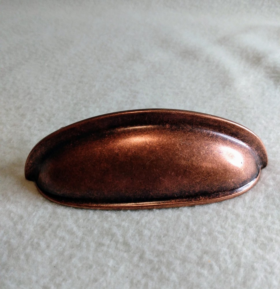 NEW Top Knobs M367 Antique Copper Somerset 3" CC Cup Cabinet Pull ~ 11 available