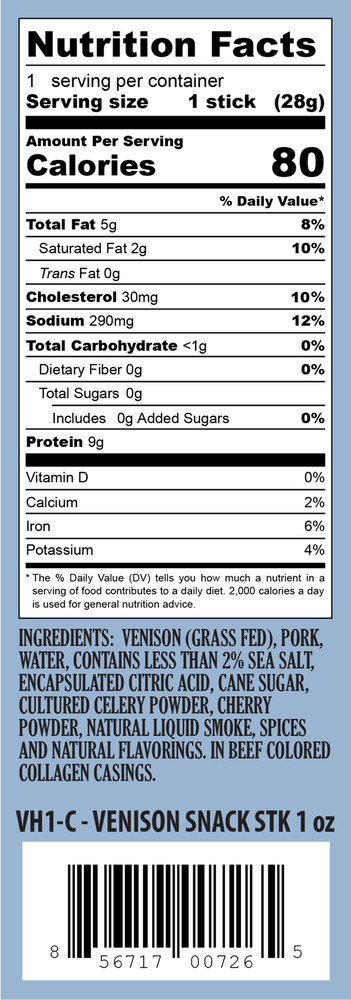 Greenhorn Sampler - Venison