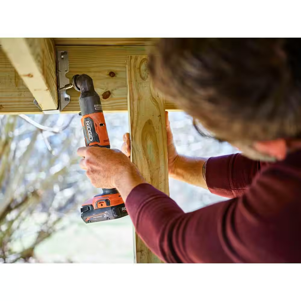 Ridgid 18V Subcompact Brushless Cordless Right Angle Impact Driver Tool Only