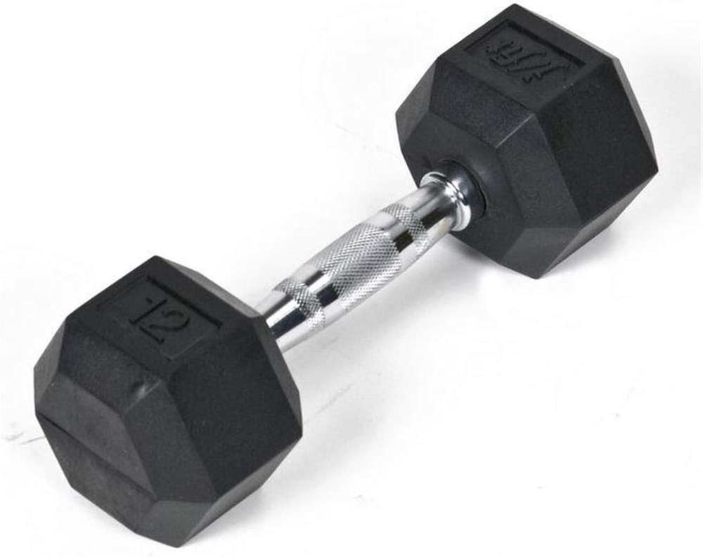 Rubber Hex Dumbbell
