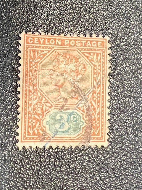 Ceylon stamp 132 used