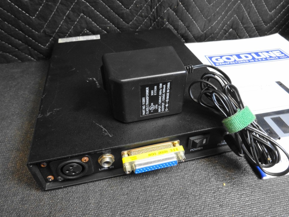 Goldline DSP30 Band Portable Audio Analyzer Computer Interface w/ Microphone