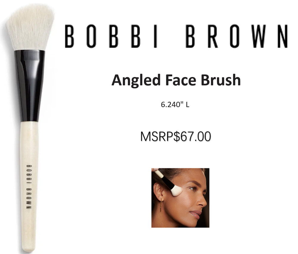 BOBBI BROWN Angled Face Brush - Full Size - 100% Authentic -NEW in BOX!