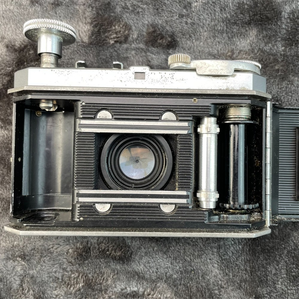 Kodak Retina Ia 35mm Folding Camera w/ Case - Untested