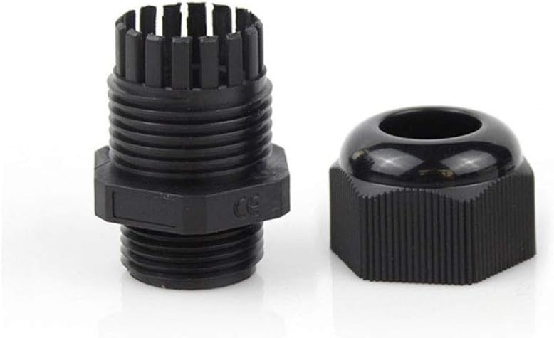 EZFIT Long Threads Cable Gland 10 Pack Plastic Waterproof Thread