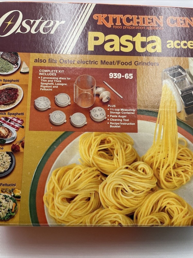 Vintage OSTER Regency Kitchen Center Pasta Maker Accessory 939-65=