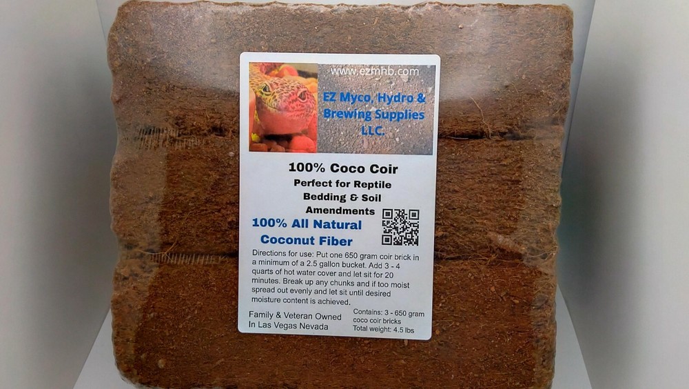 Coco Coir 650 gram bricks 3 pack