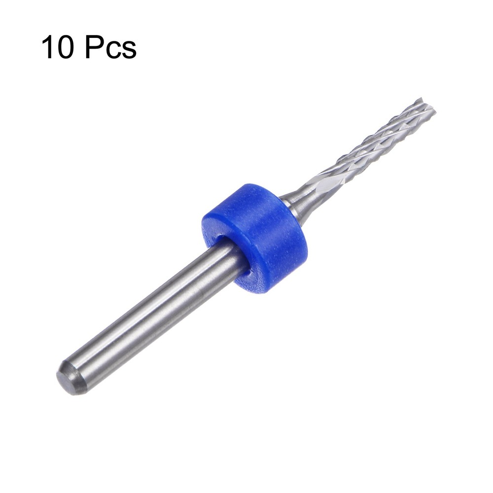 10pcs End Mill Bit 2mm Solid Carbide CNC Router Bits Engraving Cutter Tools