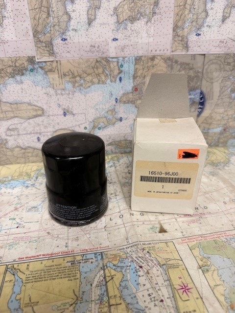 Suzuki Genuine #16510-96J00 Oil Filter.