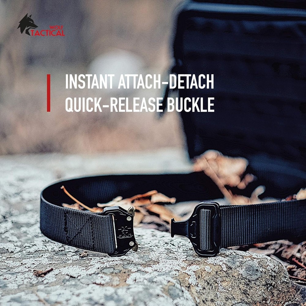 Quick Release Gun Belt - Stiffened Nylon Construction