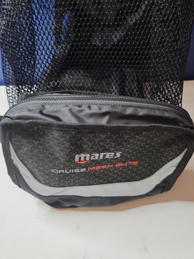 Mares Cruise Backpack Mesh Elite Bag Black Lightweight